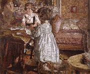 Edouard Vuillard Weil lady and her children Sweden oil painting artist